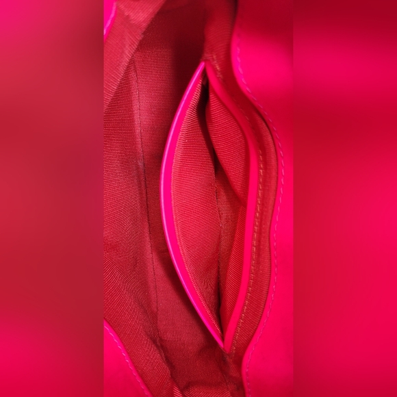 Christian Louboutin Sweet Charity Hot Pink Mini Bow Bag - Picture 12 of 13